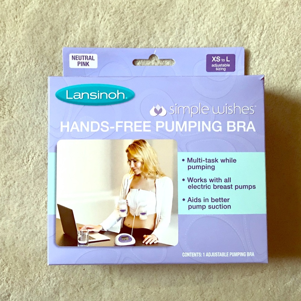 Hands-free pumping bra